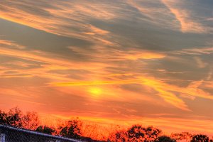 Sunset at GCHS
